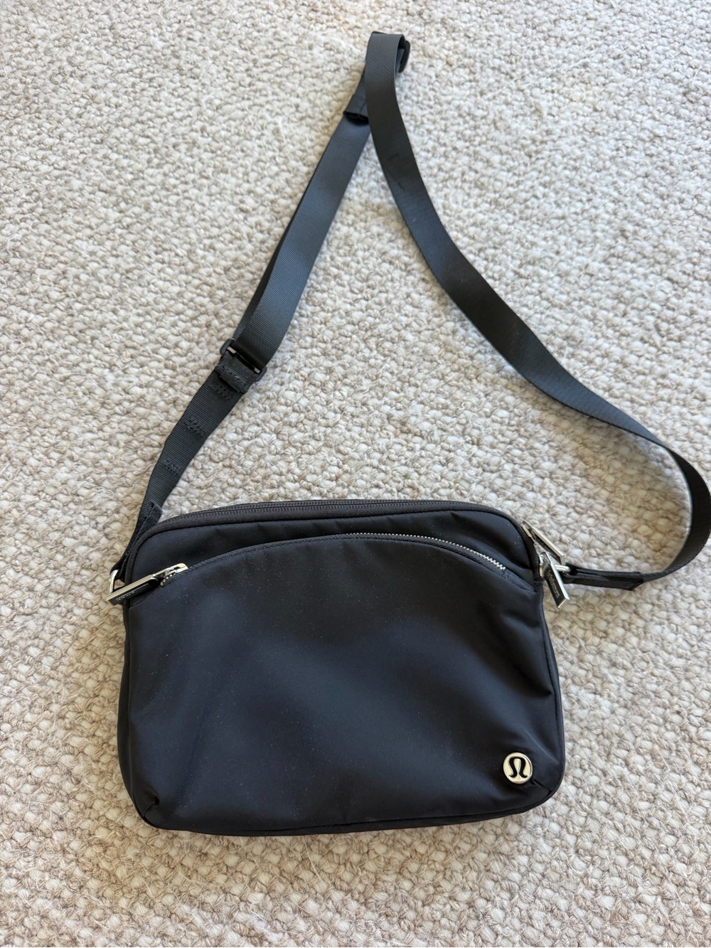 lululemon athletica Black Crossbody Bag - Compact Everyday Carry